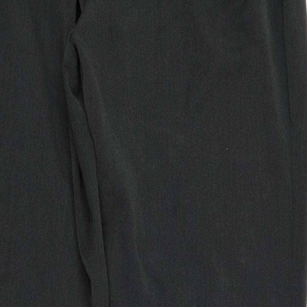 Womens UK Size 18 Afibel Regular Fit Dress Pants Green Trousers