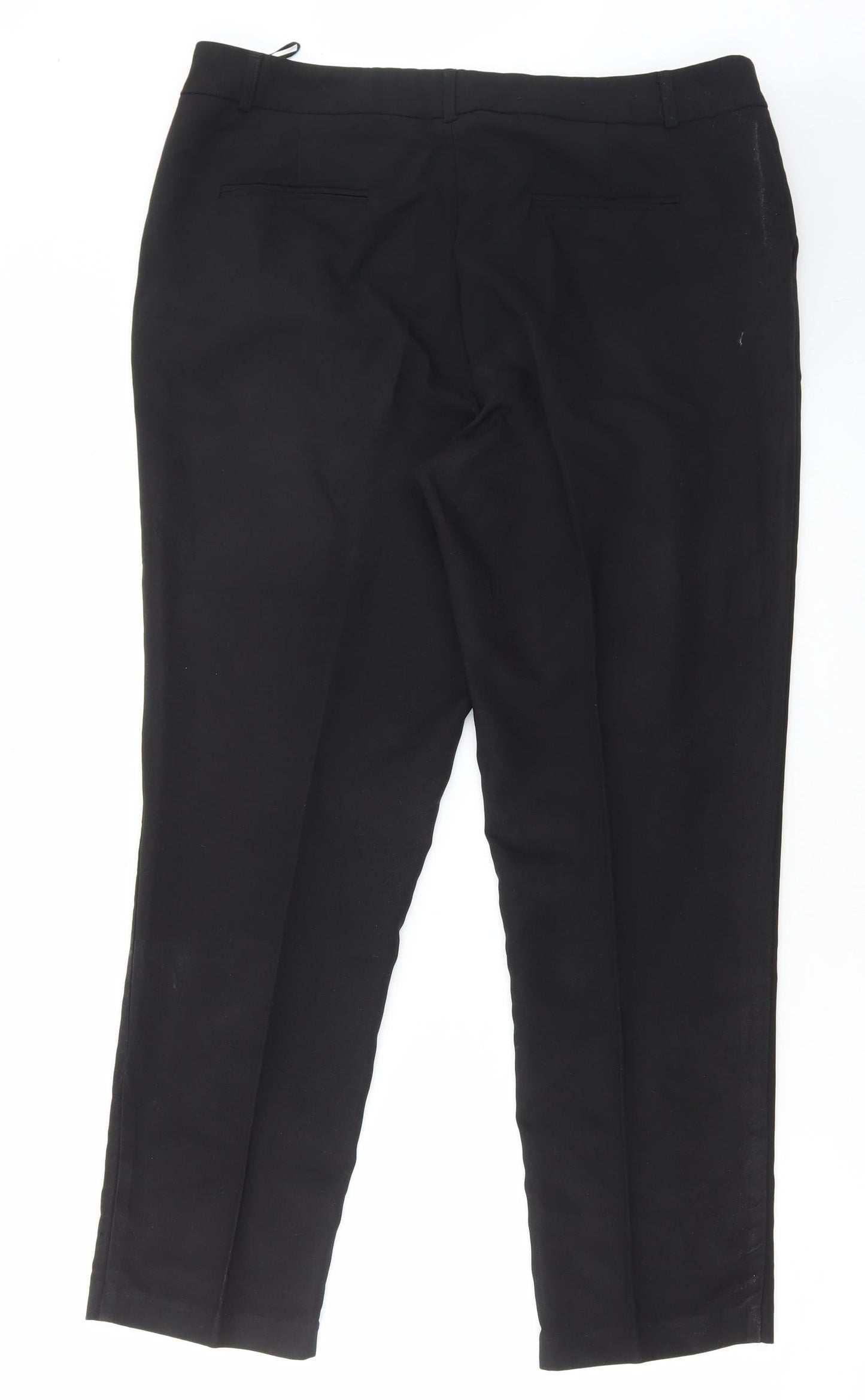 Womens UK Size 36 in Preworn Regular Fit  Black Trousers