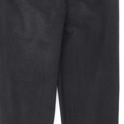 Denim & Co. Womens Black Cotton Skinny Jeans Size 14 L28 in Regular Zip