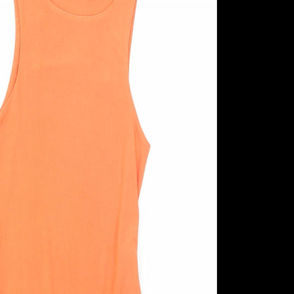 I SAW IT FIRST Womens Orange Polyester Bodysuit One-Piece Size 6 Snap