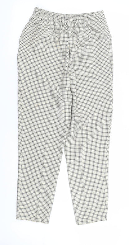 Womens UK Size 14 Preworn Regular Fit  Beige Trousers