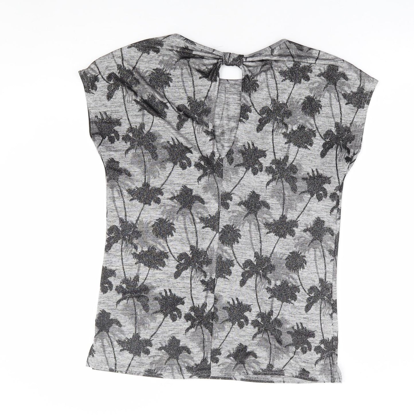 Womens UK Size XS Oasis Grey Basic T-Shirt