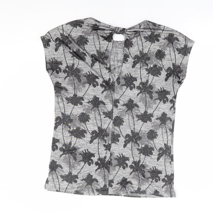 Womens UK Size XS Oasis Grey Basic T-Shirt