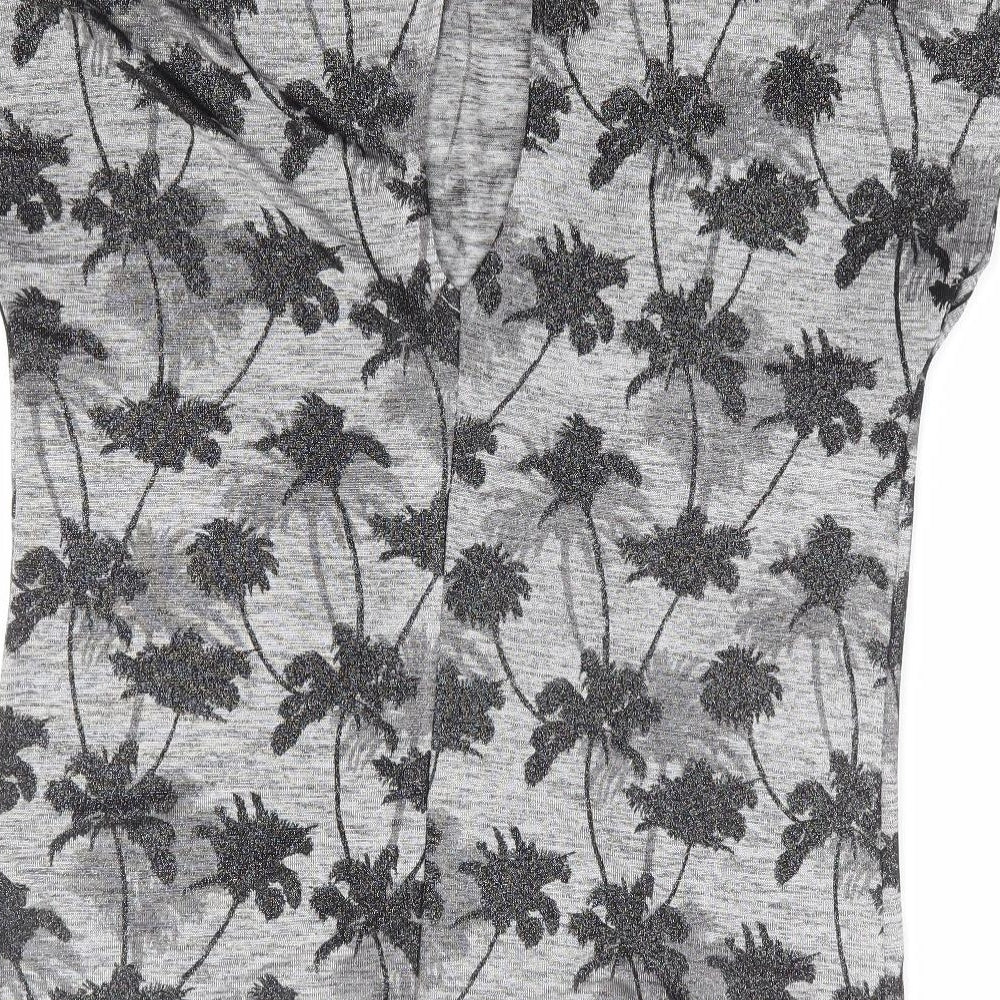 Womens UK Size XS Oasis Grey Basic T-Shirt