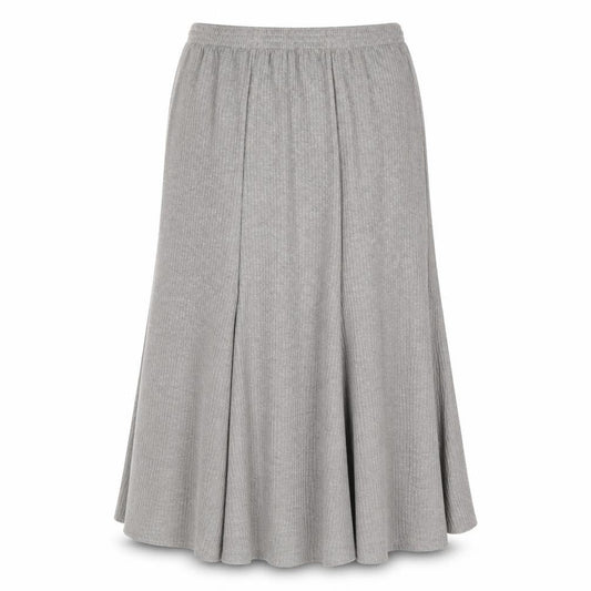 Finn Karelia Womens Beige Polyester Trumpet Skirt Size 14 - Ribbed