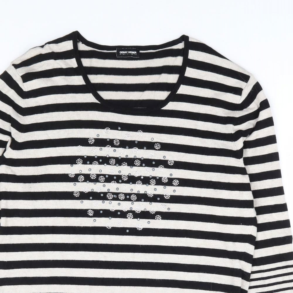 Womens UK Size S Gerry Weber Black Pullover Jumper