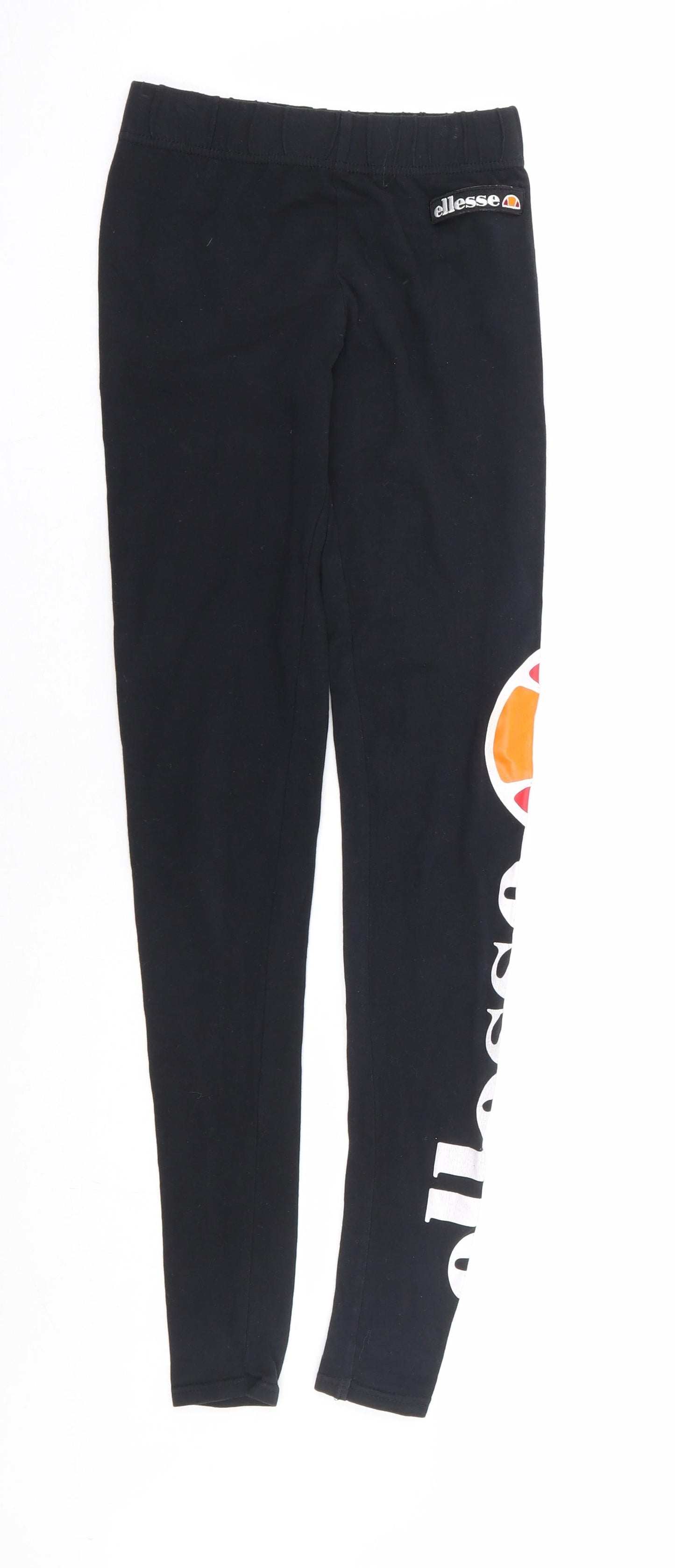 Womens UK Size 6 ellesse  Jogger Black Leggings