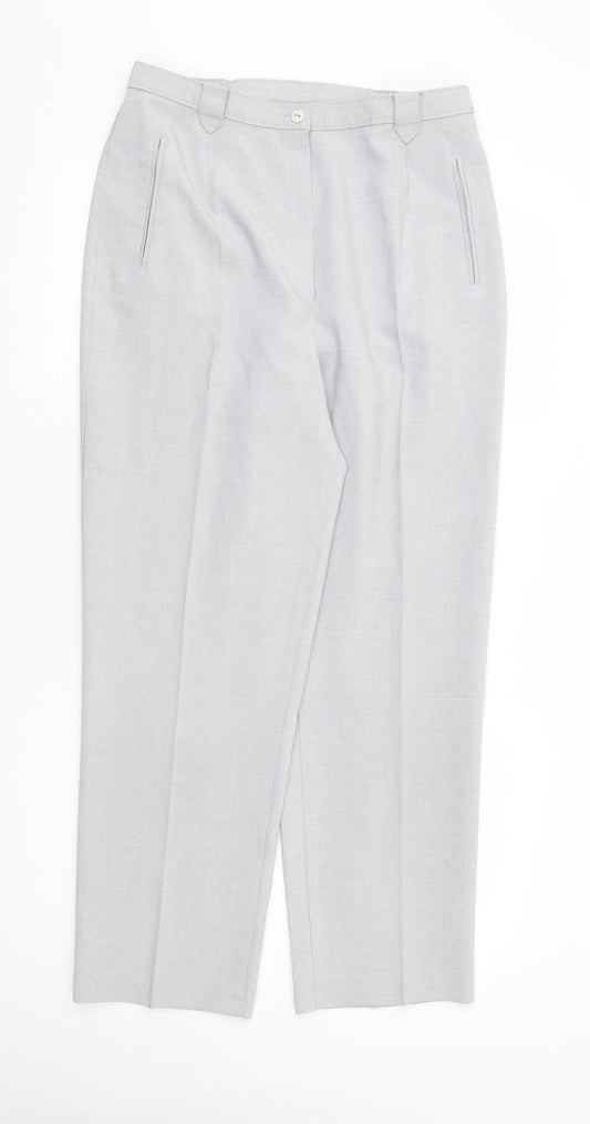 Womens UK Size 14 BHS Regular Fit  Grey Trousers