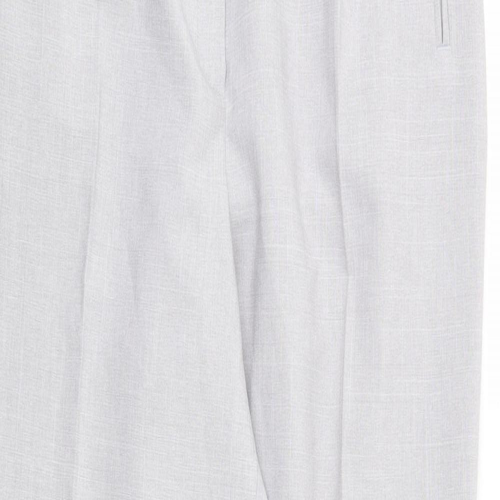 Womens UK Size 14 BHS Regular Fit  Grey Trousers