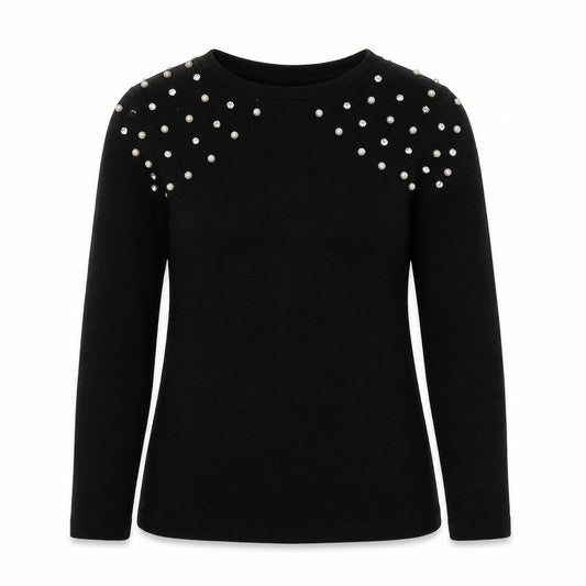 Womens UK Size XS Savida Black Pullover Jumper