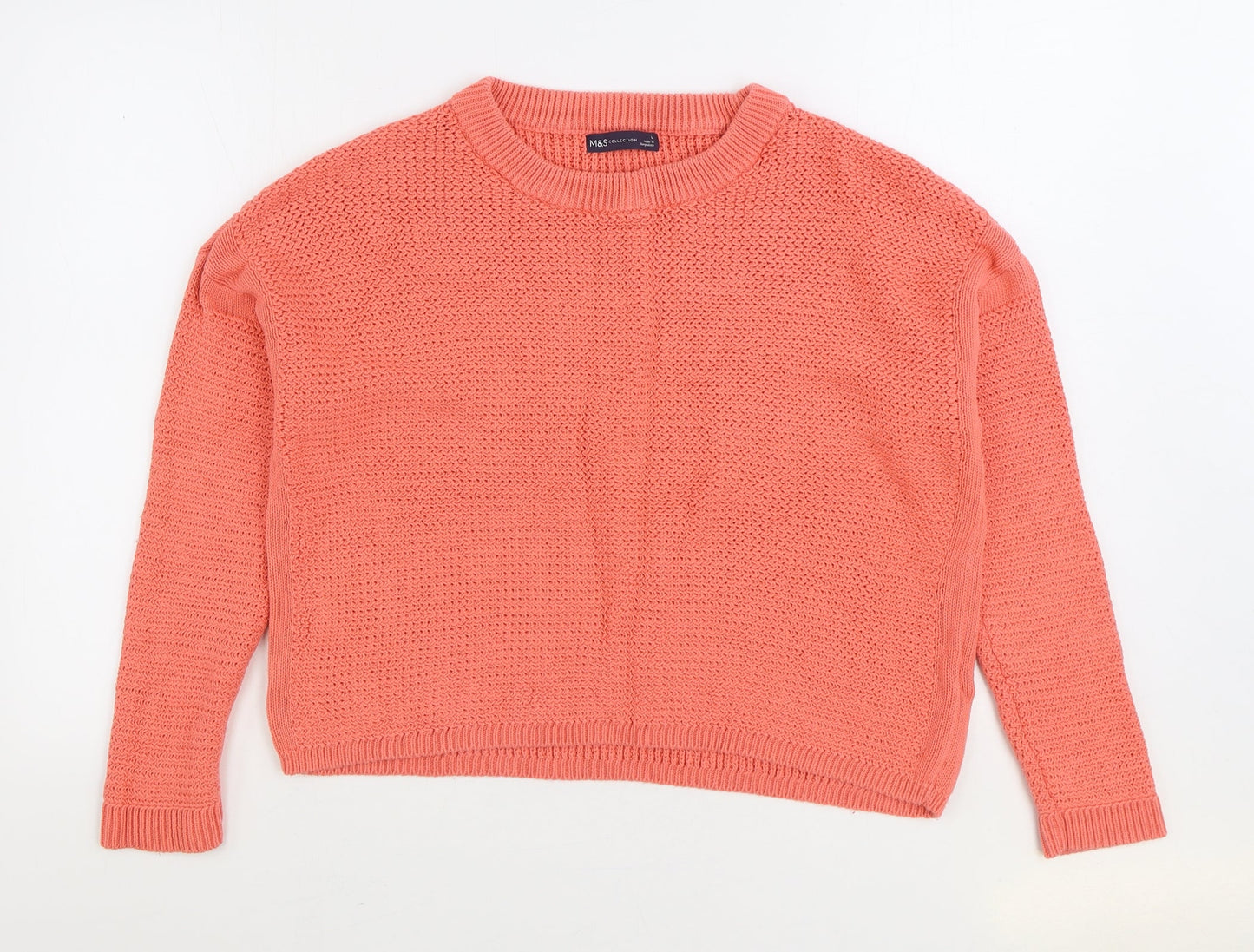 Womens UK Size L Marks and Spencer Pink Pullover Jumper