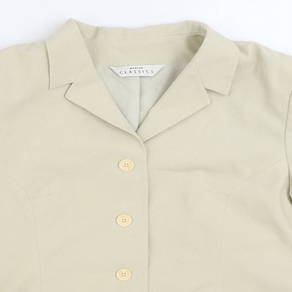 Womens UK Size 16 Modern Classics Beige Jacket