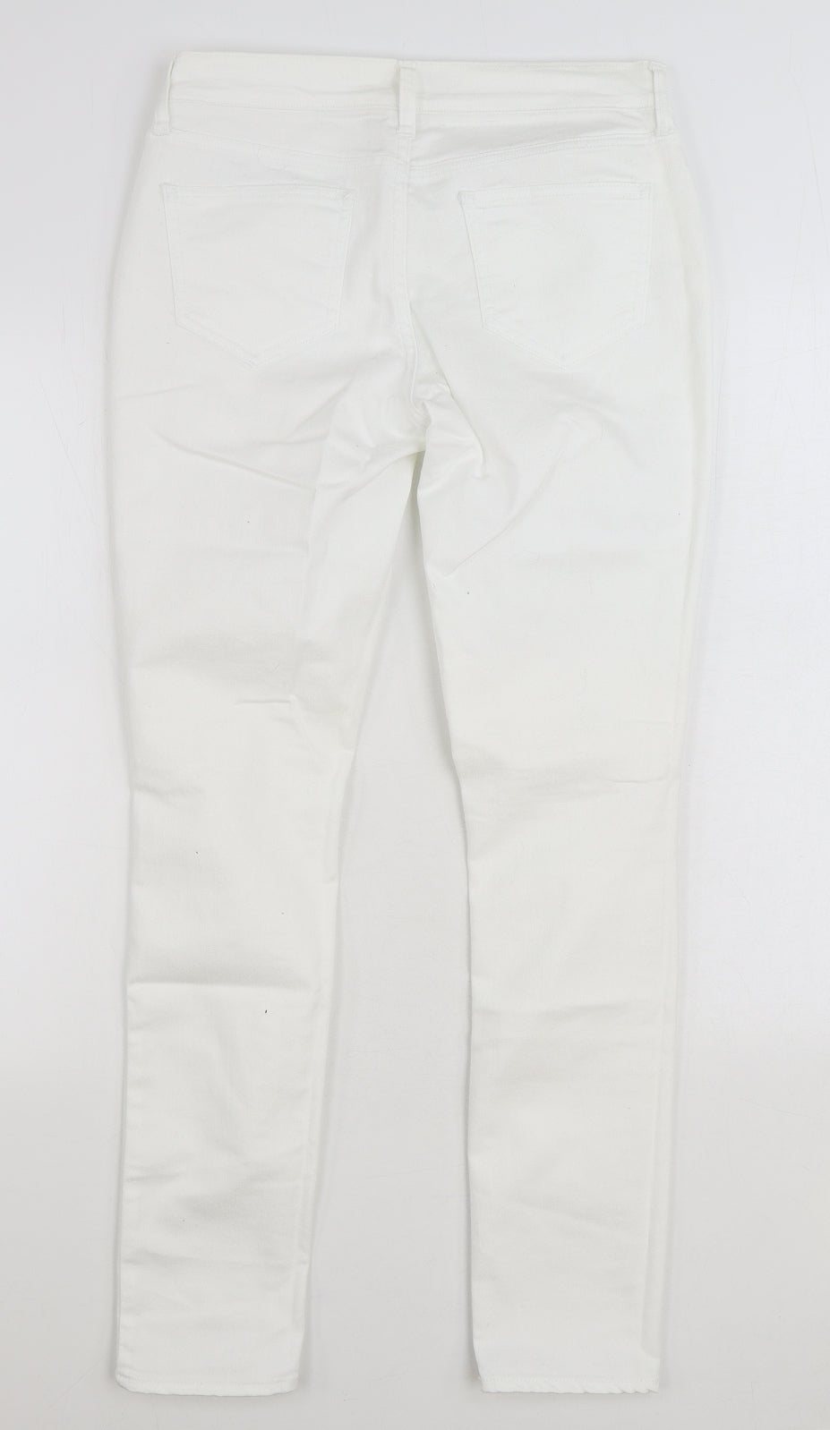 Old Navy Womens White Cotton Skinny Jeans Size 30 in L29 in Regular Zip