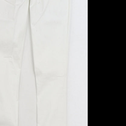 Old Navy Womens White Cotton Skinny Jeans Size 30 in L29 in Regular Zip