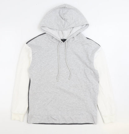 George Womens Multicoloured Colourblock Cotton Pullover Hoodie Size S Pullover