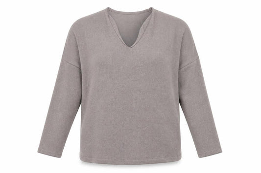 Womens UK Size S Gallery Grey Basic T-Shirt