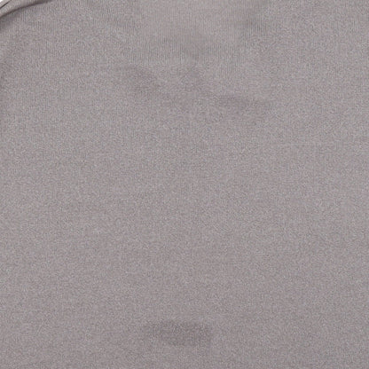 Womens UK Size S Gallery Grey Basic T-Shirt