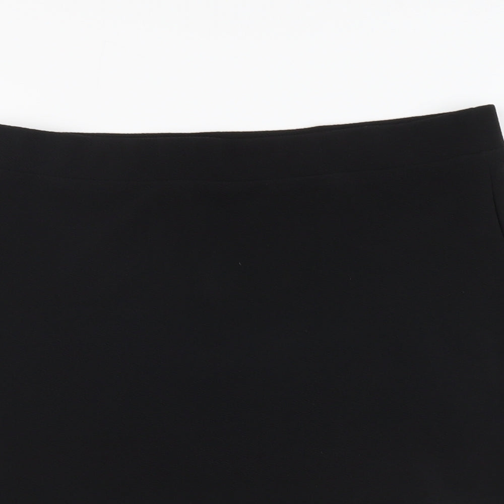 SheIn Womens Black Polyester Trumpet Skirt Size L Drawstring