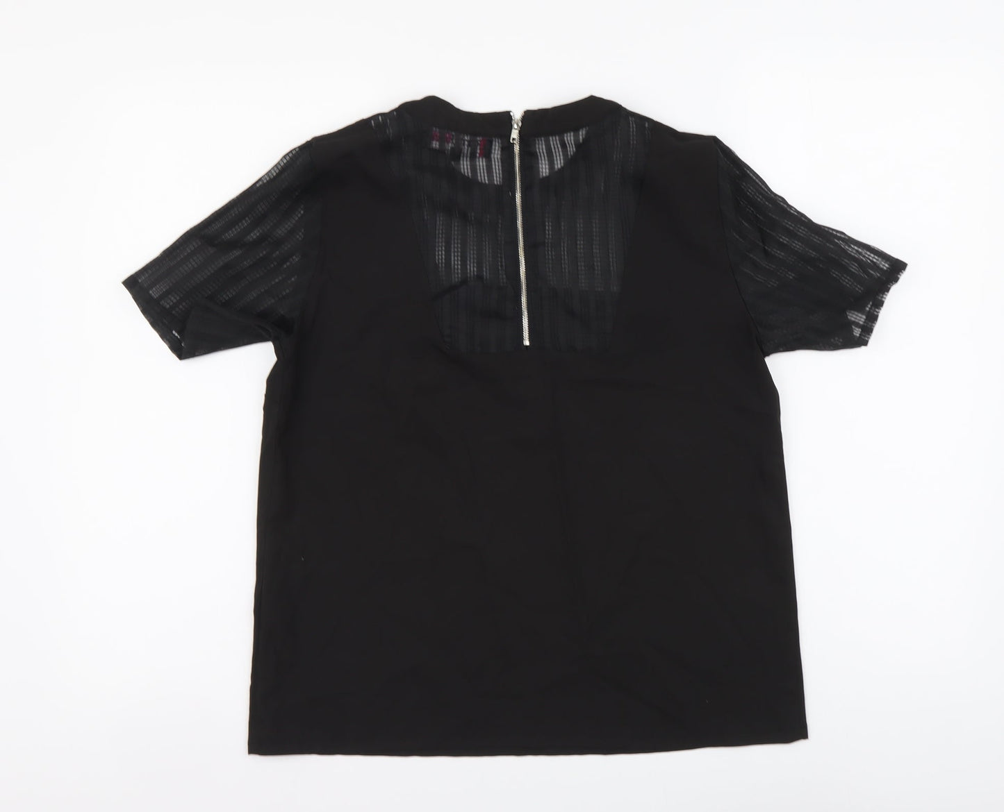 Womens UK Size 10 Rant & Rave Black Basic Blouse