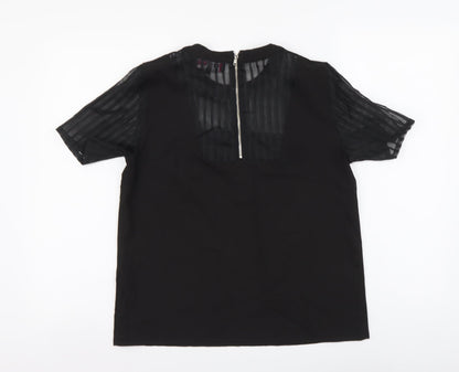 Womens UK Size 10 Rant & Rave Black Basic Blouse