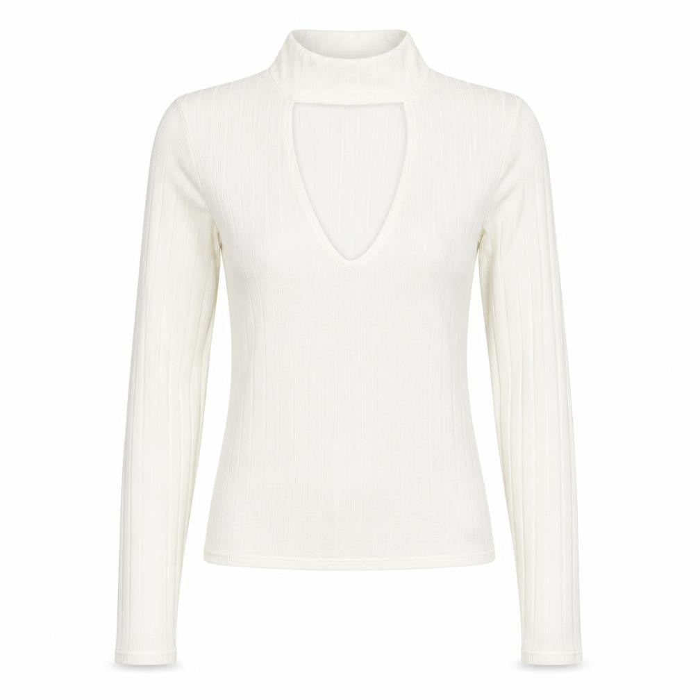 Womens UK Size S H&M Ivory Basic Blouse