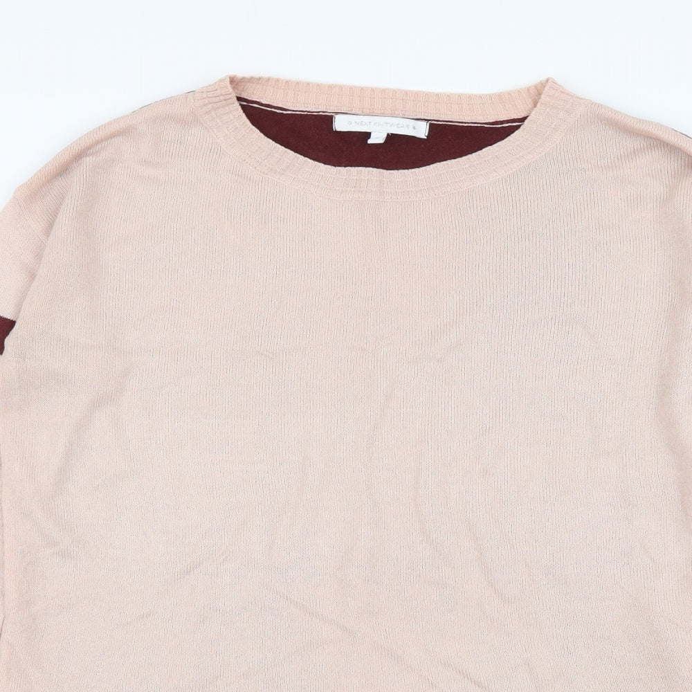 Womens UK Size XS NEXT Pink Pullover Jumper