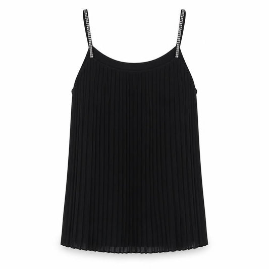 Womens UK Size 6 Quiz Black Camisole Blouse