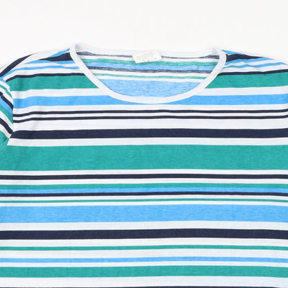 Womens UK Size XL Anne De Lancay Multicoloured Basic T-Shirt
