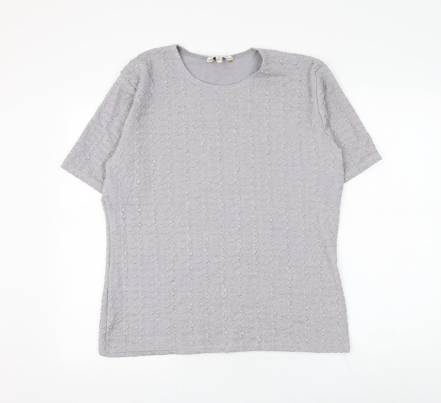 Womens UK Size XL Bonmarché Grey Basic Blouse