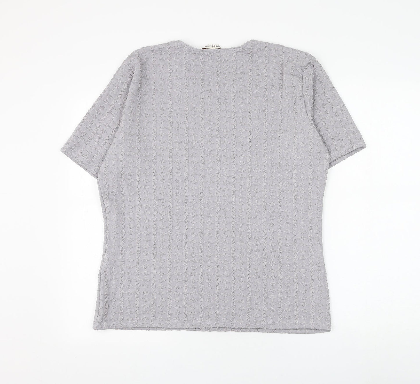 Womens UK Size XL Bonmarché Grey Basic Blouse