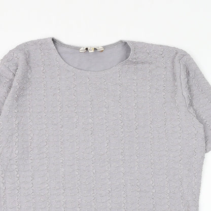 Womens UK Size XL Bonmarché Grey Basic Blouse