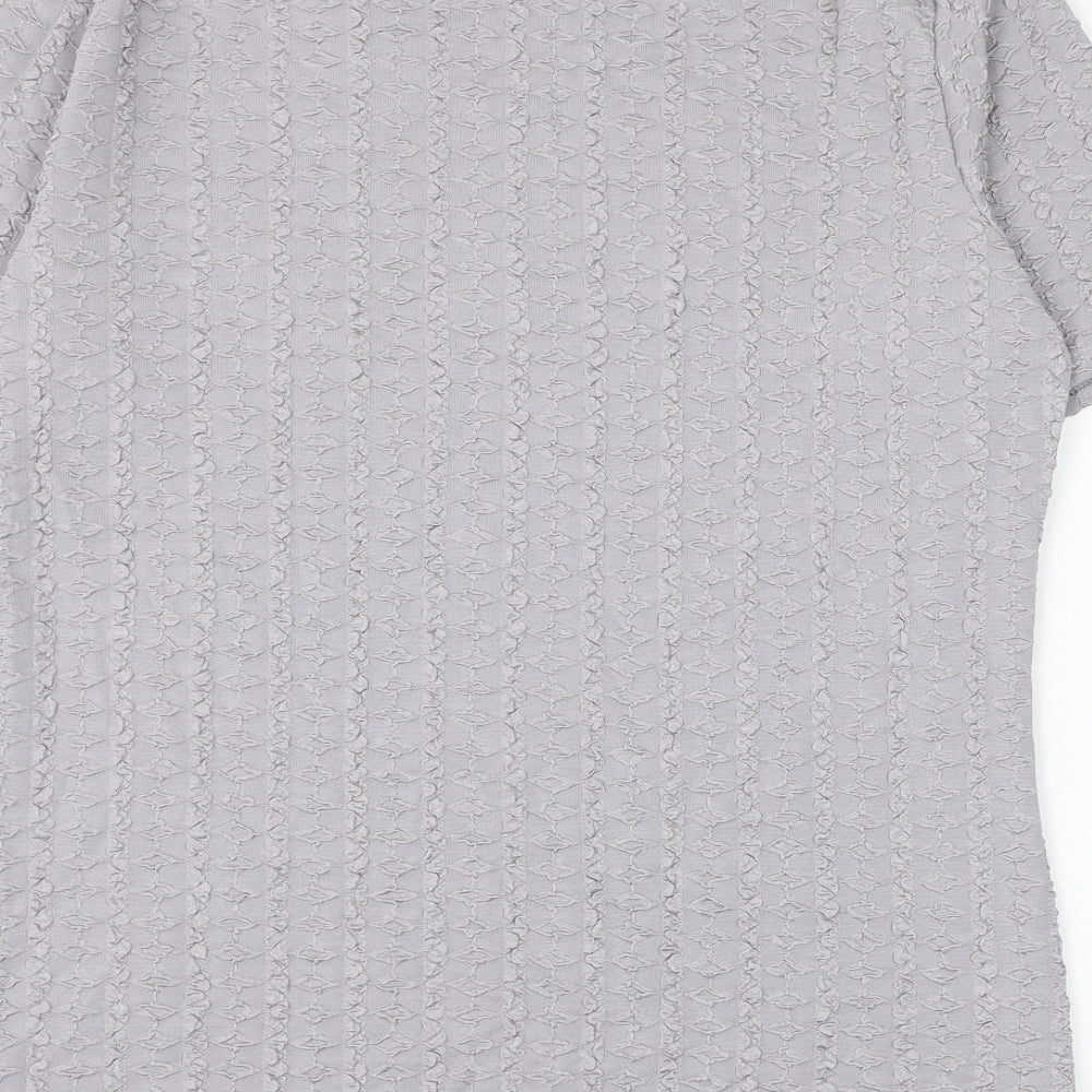Womens UK Size XL Bonmarché Grey Basic Blouse