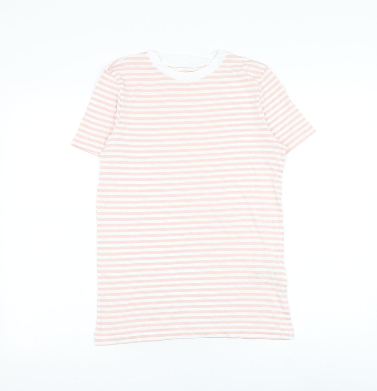 Womens UK Size XS Selected Pink Basic T-Shirt