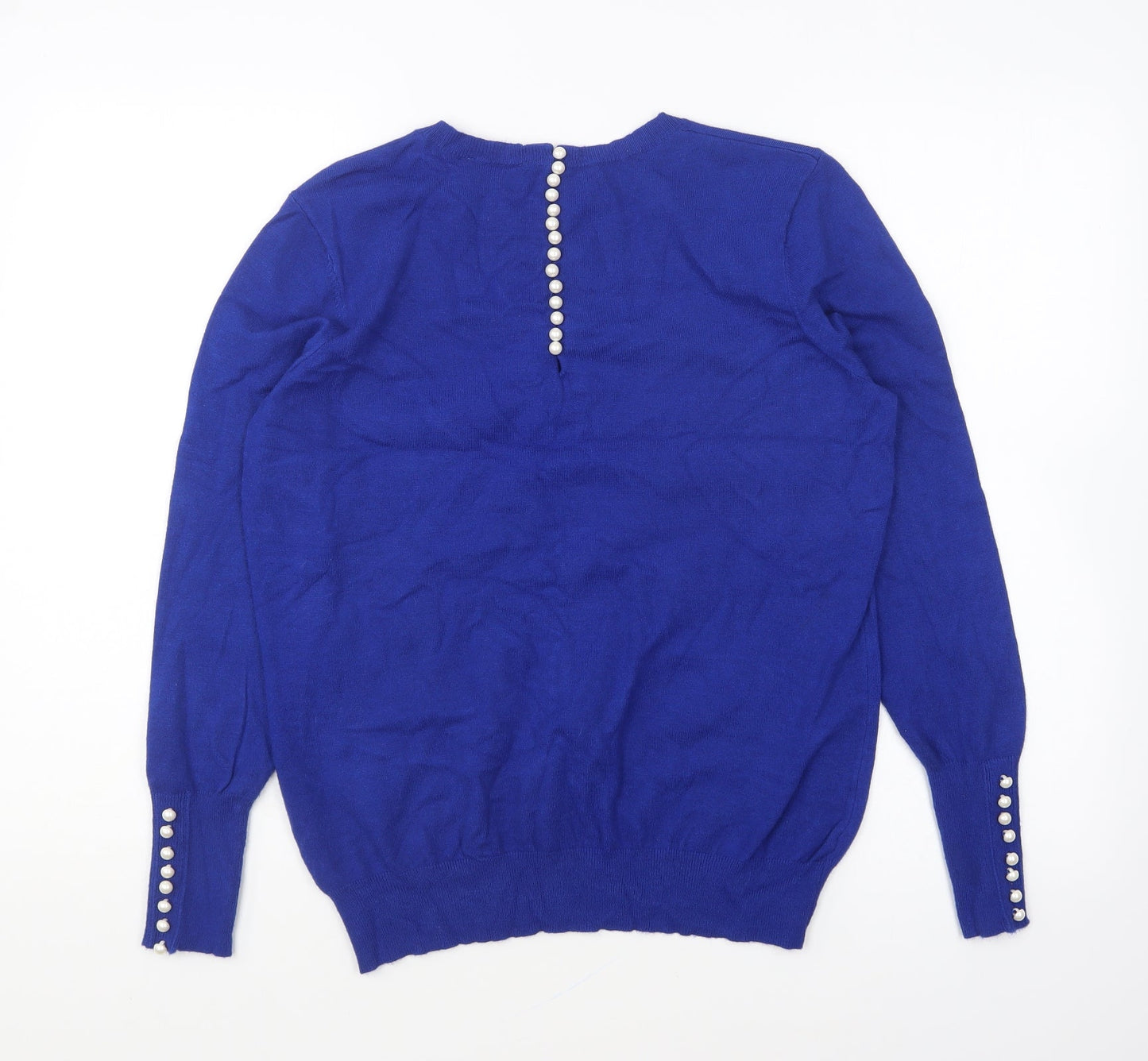 Womens UK Size L Savida Blue Pullover Jumper