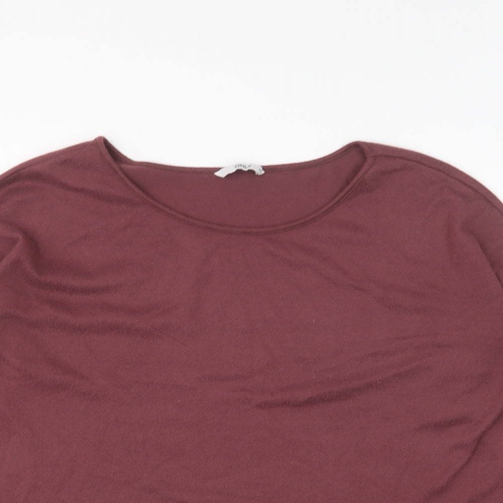 Womens UK Size M Only Purple Pullover Jumper