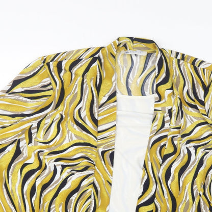 Womens UK Size M Anamor Yellow Basic Blouse