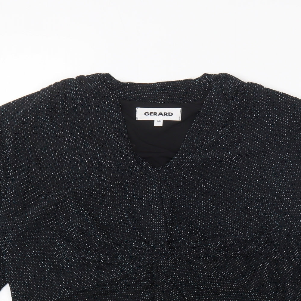 Womens UK Size 14 Gerard Blue Basic Blouse