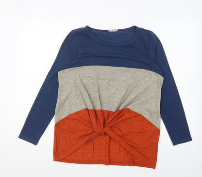 Womens UK Size S Yoins Blue Pullover Jumper