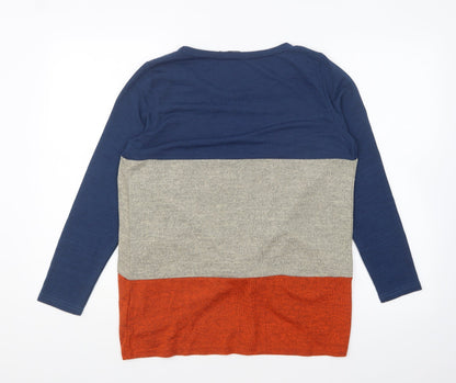 Womens UK Size S Yoins Blue Pullover Jumper
