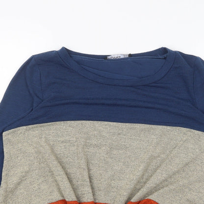 Womens UK Size S Yoins Blue Pullover Jumper