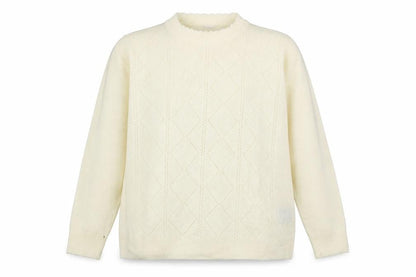 Womens UK Size 16 Preworn Ivory Pullover Jumper