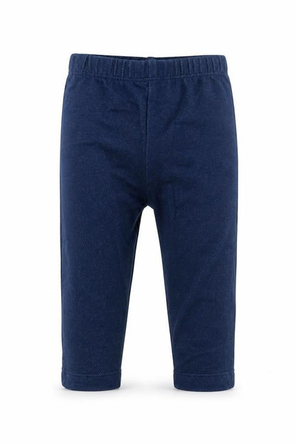 Nutmeg Girls Blue Cotton Jogger Leggings Size 3-6 Months Pullover