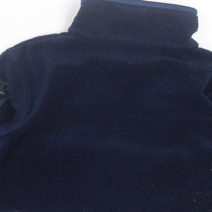 Adams Boys Blue Basic Jacket Jacket Size 9-12 Months Zip