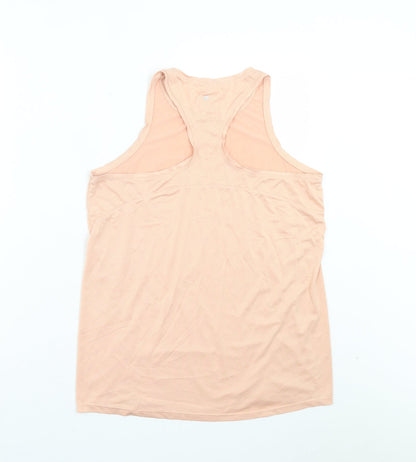 Primark Womens Pink Polyester Basic Tank Size S Scoop Neck Pullover