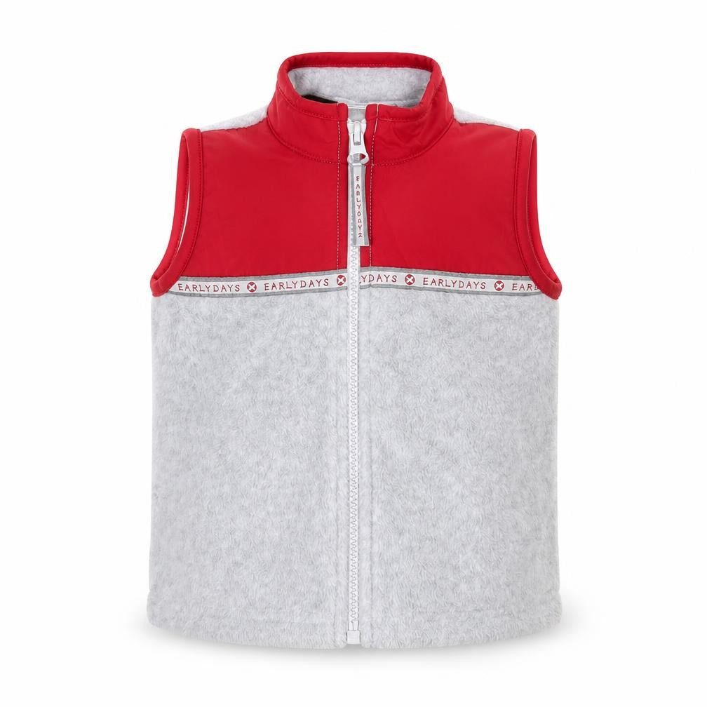 Early Days Boys Grey Gilet Jacket Size 6-9 Months Zip