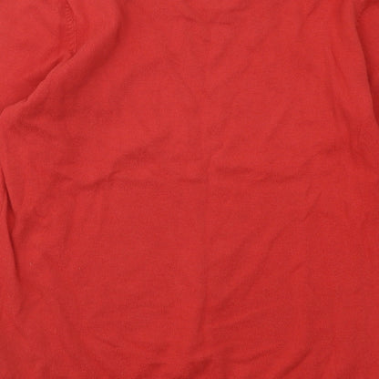 Womens UK Size 12 NEXT Red Pullover Jumper