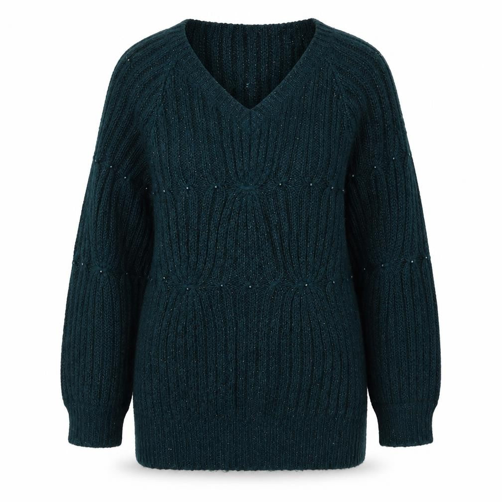 Womens UK Size 10 Dunnes Stores Green Pullover Jumper
