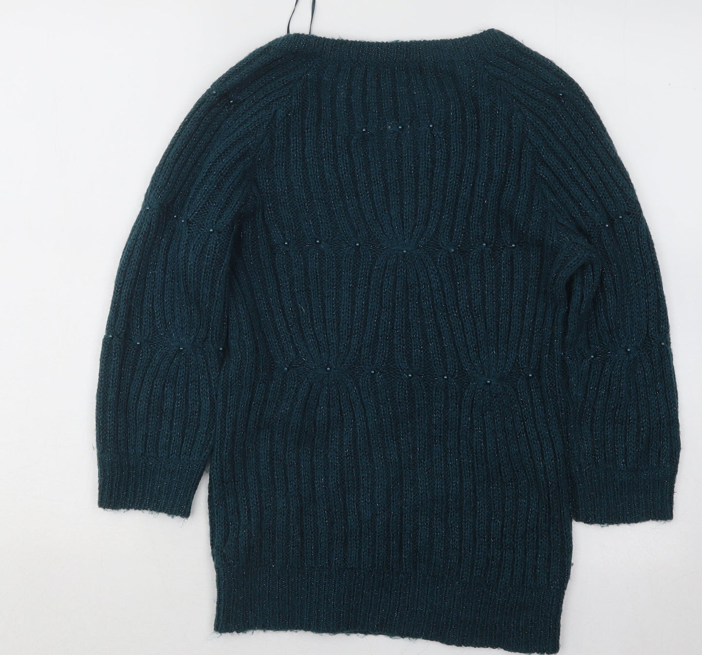 Womens UK Size 10 Dunnes Stores Green Pullover Jumper