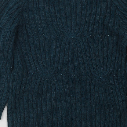 Womens UK Size 10 Dunnes Stores Green Pullover Jumper