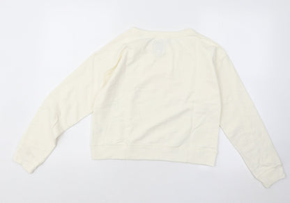 Womens UK Size 6 Jack Wills White Pullover Sweatshirt